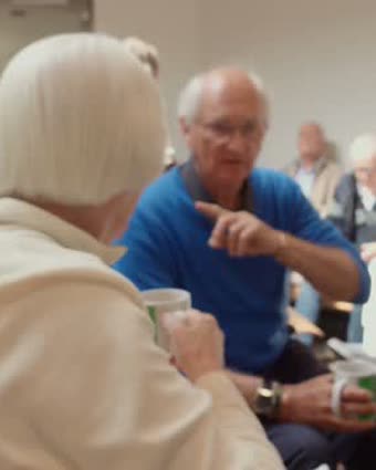 Friends at the community centre