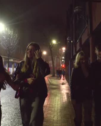 A night out, safely home
