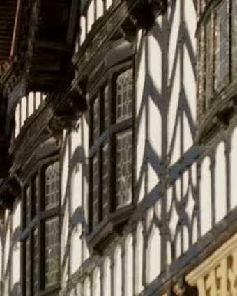 Tudor façades in the town centre